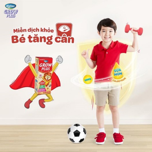 Sữa Dielac Grow Plus 1+ lon 850g cho trẻ 1-2 tuổi